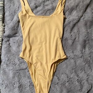 Princess Polly Yellow Bodysuit